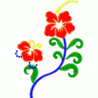 刺绣花卉图案 免费中花系列5千-1万针