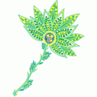 彩色刺绣花卉图案 免费花样