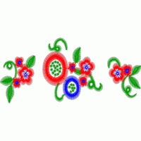 刺绣花卉图案设计 免费花样