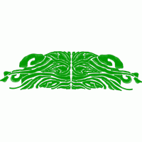 绿色植物刺绣图案 免费花样