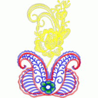 刺绣花卉图案设计 免费花样