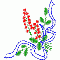 刺绣花卉图案设计 免费花样