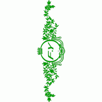 绿色植物装饰图案 免费花样