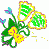 刺绣花卉图案设计 免费花样