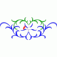 彩色花卉刺绣图案 免费花样