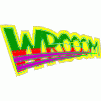 彩色霓虹风格“WROOOM”字样 免费花样
