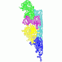 彩色花卉刺绣图案 免费花样