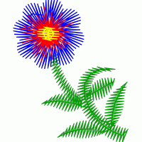 刺绣花朵图案 免费花样