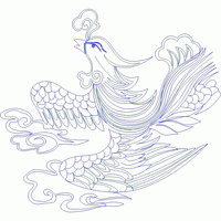 凤凰图腾纹样 凤凰免费花样