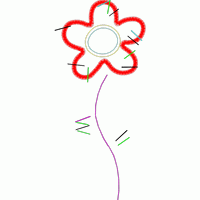 彩色花朵图案设计 免费花样
