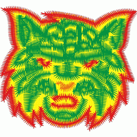 刺绣猫头鹰图案 虎头
