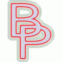 彩色字母B的装饰图案 免费花样