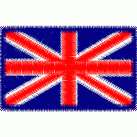 英国国旗刺绣徽章 免费花样