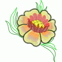 刺绣花卉图案 免费花样