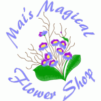 魔法花店标志设计 免费花样