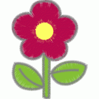 刺绣花朵图案 免费花样