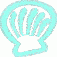 海螺图案刺绣设计 免费花样
