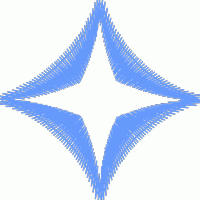 蓝色星形图案 免费花样