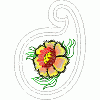 刺绣花卉图案设计 免费花样