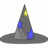 魔法帽图案设计 免费花样