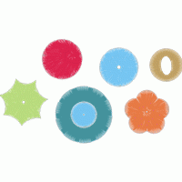彩色立体几何图案集合 免费花样