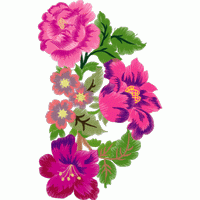刺绣花卉图案设计 免费花样