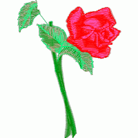 刺绣玫瑰花图案 免费花样