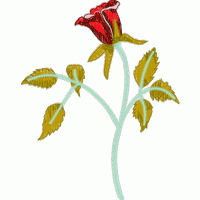 刺绣玫瑰花图案 免费花样