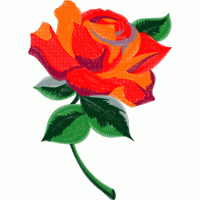 刺绣玫瑰花图案 免费花样