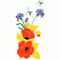 刺绣花卉图案 免费花样