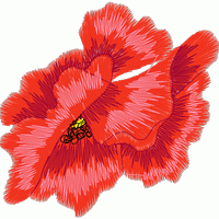 刺绣罂粟花图案 免费花样