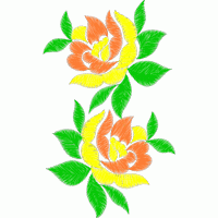 刺绣花卉图案 免费花样