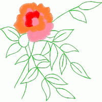 刺绣玫瑰花图案 免费花样