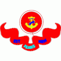 红色徽章与文字图案 免费花样