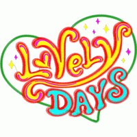 彩色心形“Lucky Days”刺绣设计 免费花样