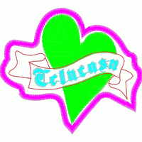 绿色心形刺绣徽章 免费花样