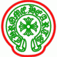 克罗心标志刺绣图案 免费花样