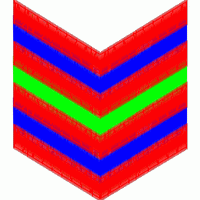 三色V形军衔徽章 免费花样