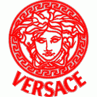 红色Versace标志图案 免费花样
