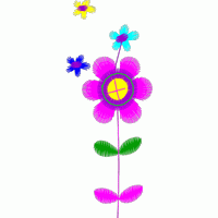 彩色花朵图案设计 免费花样