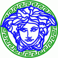 美杜莎头像刺绣图案 免费花样