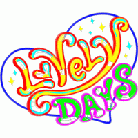 彩色心形“Lover's Days”图案 免费花样