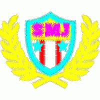 SMJ徽章与橄榄枝图案 免费花样