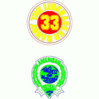 两个运动队徽章设计 免费花样