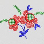 刺绣花卉图案 简单小花样