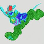 彩色三维生物模型 卡通童装