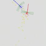 蜻蜓轨迹模拟图 牛仔裤