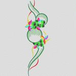 彩色花卉刺绣图案 牛仔裤