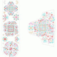 十字绣民族挑花 手动针