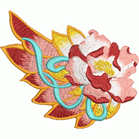 刺绣花卉图案绣花花样版带下载